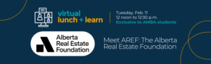 Alberta real estate foundation virtual session for Alberta Mortgage Brokers Association students